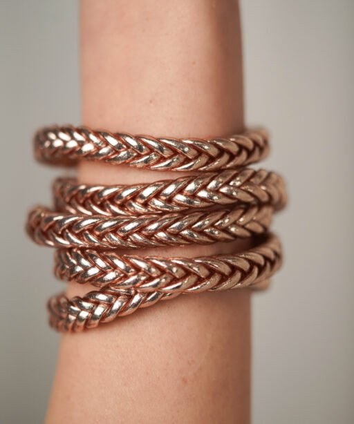 Alternative view of Rose Gold Braided