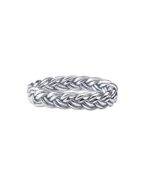 Silver Double Braided