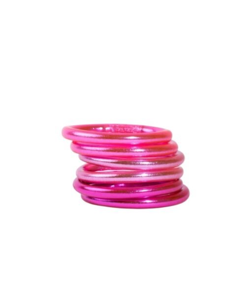Pink Spark Bangle Set