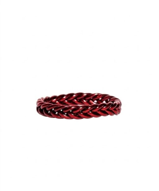 Black Red Braided