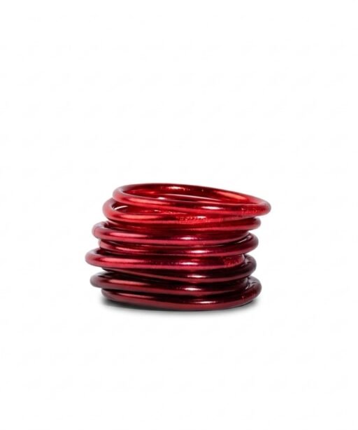 Deep Ruby Bangle Set