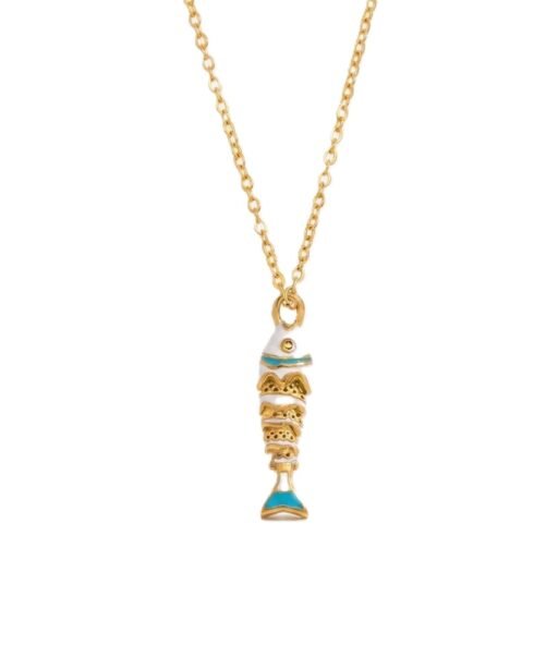 White Fish Necklace