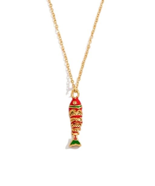 Red Fish Necklace