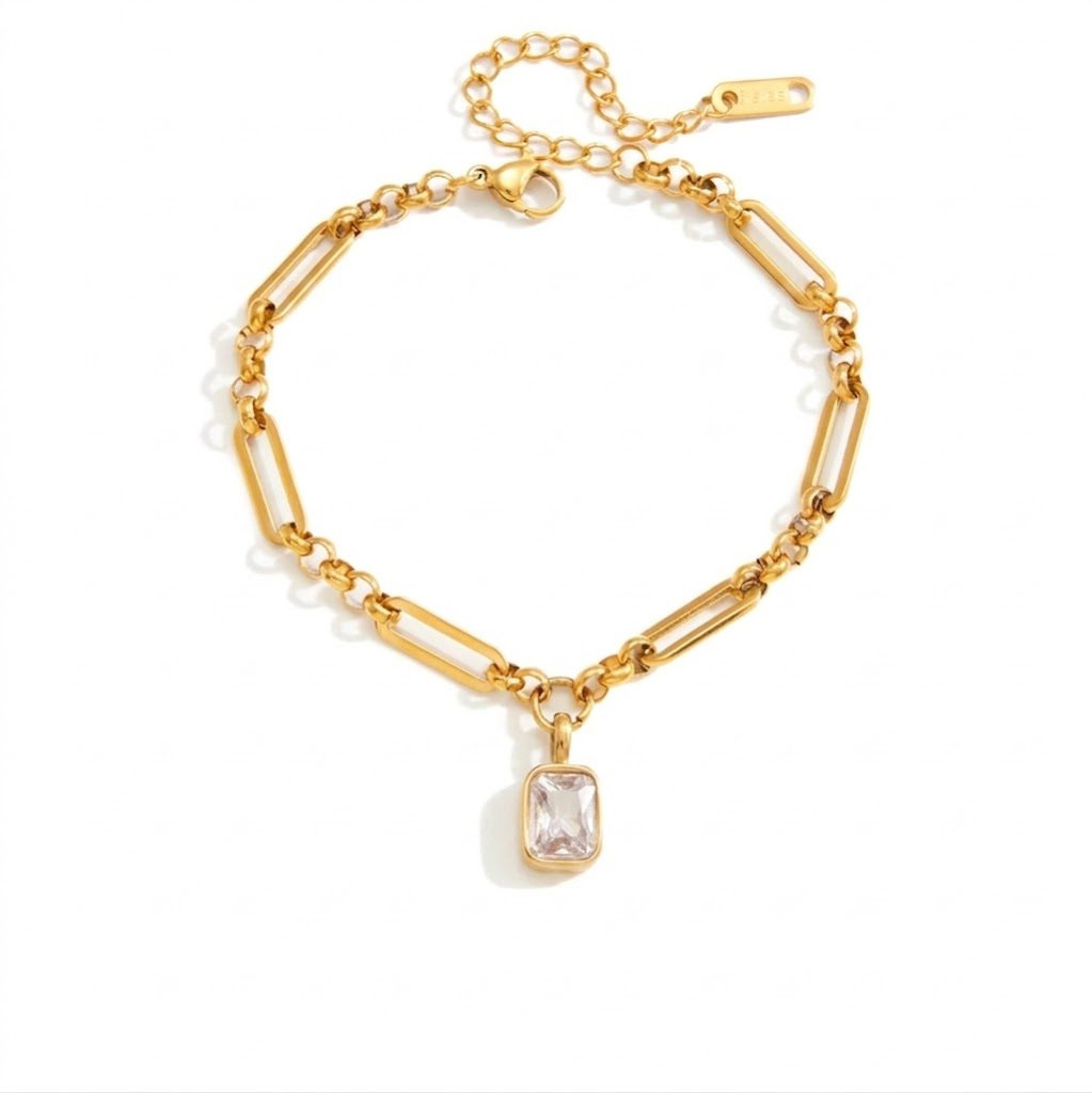 Crystal Square Bracelet