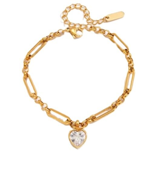 Crystal Heart Bracelet