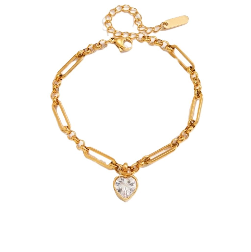 Crystal Heart Bracelet