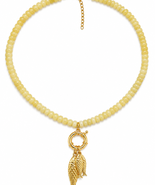 Yellow Mermaid Necklace