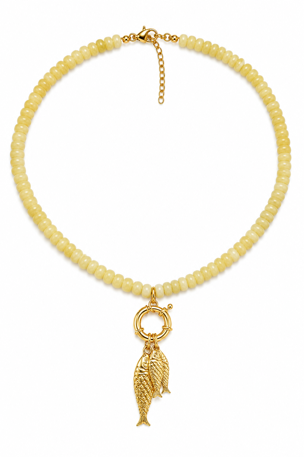 Yellow Mermaid Necklace