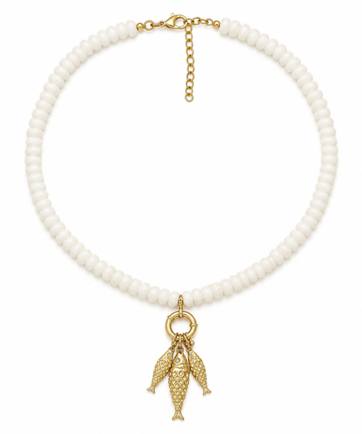 White Mermaid Necklace