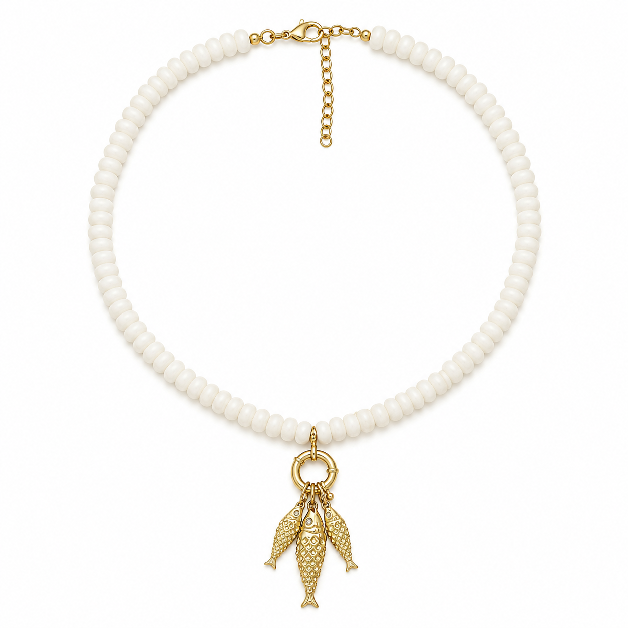 White Mermaid Necklace