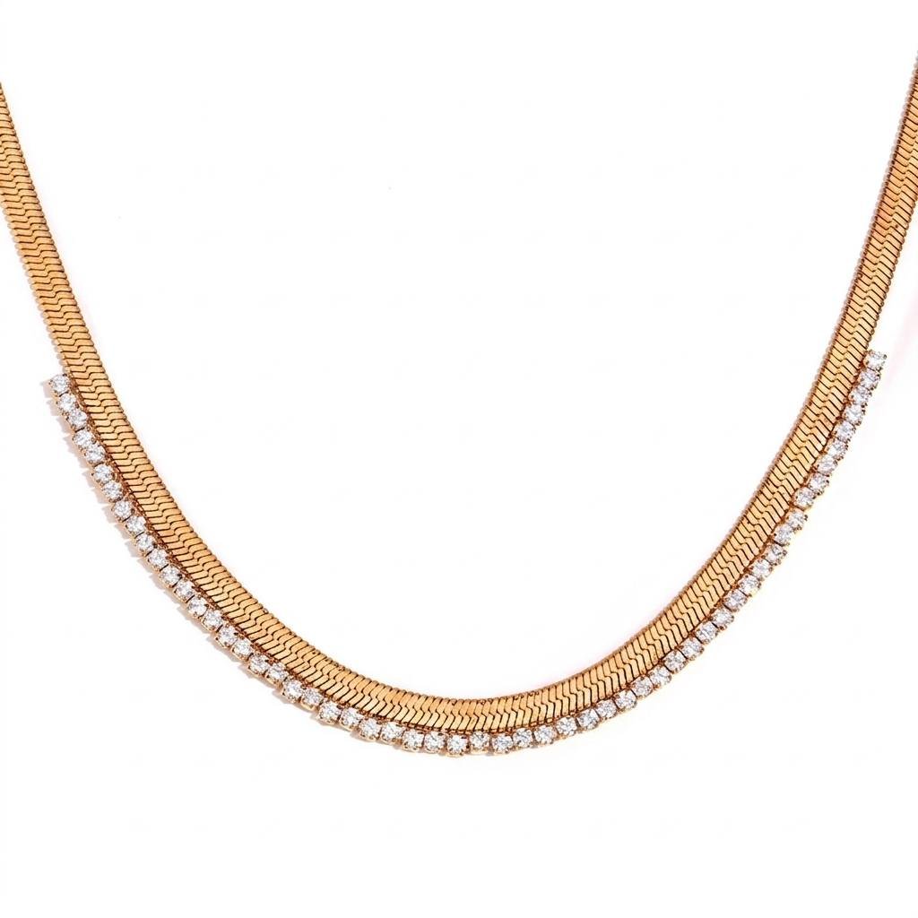 Gold Snake Necklace