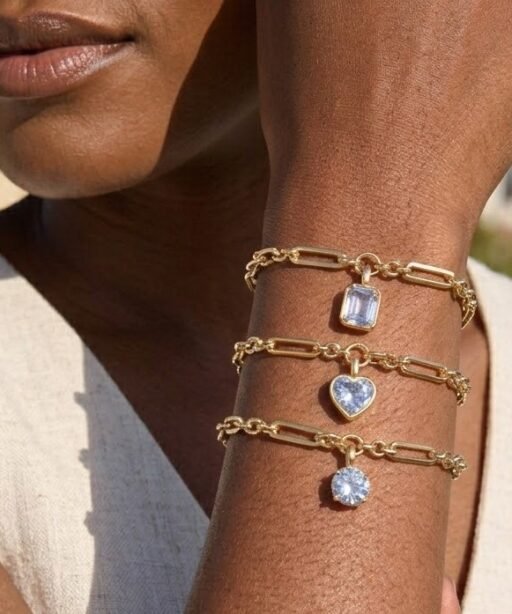 Alternative view of Crystal Heart Bracelet