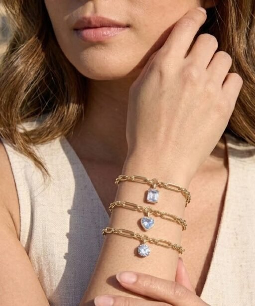 Alternative view of Crystal Square Bracelet