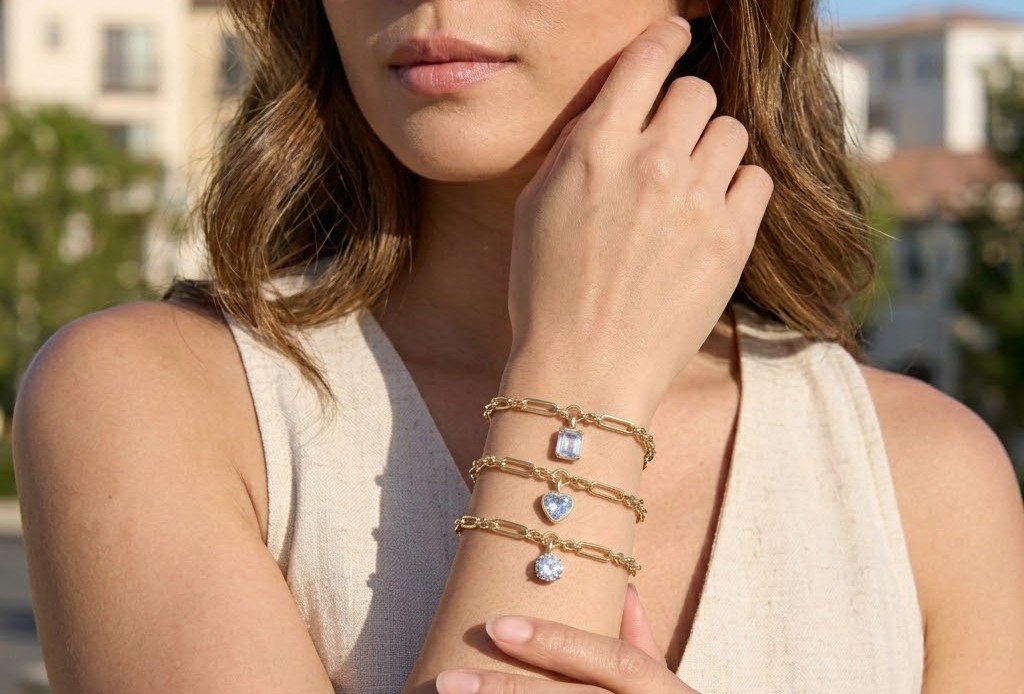 Crystal Square Bracelet - Image 2