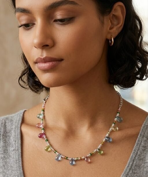 Alternative view of The Amalfi Candy Bead Necklace