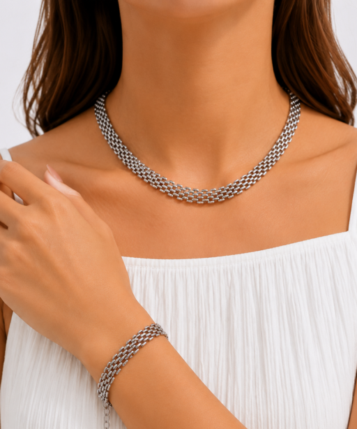 Alternative view of Silver Chain Bracelet