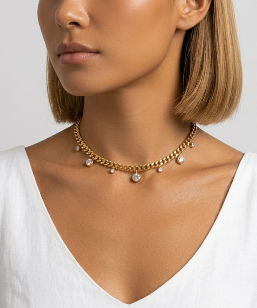 Alternative view of Shine Drop Necklace