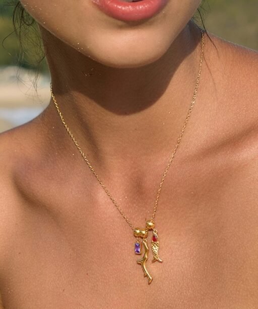 Alternative view of Ocean Drop Necklace