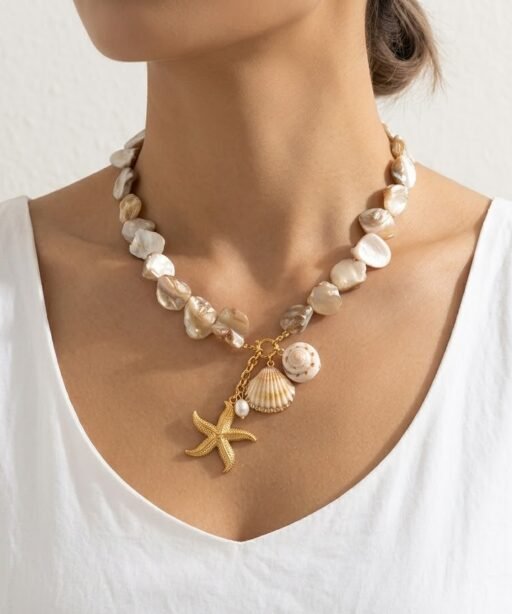 Alternative view of Shells Necklace