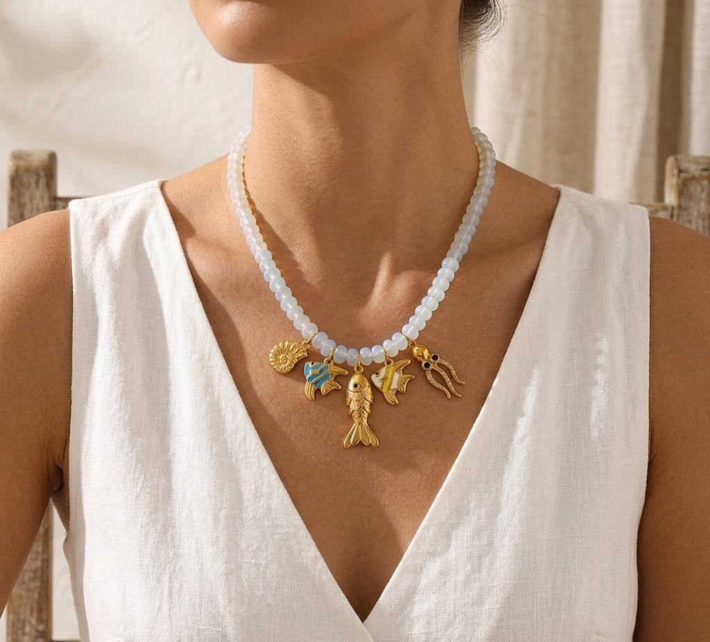 White Shell Necklace - Image 2