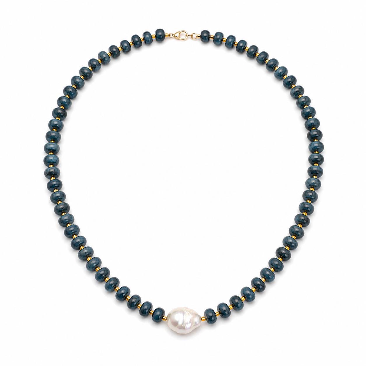 Green Beaded Necklace
