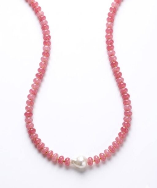 Pink Beaded Necklace