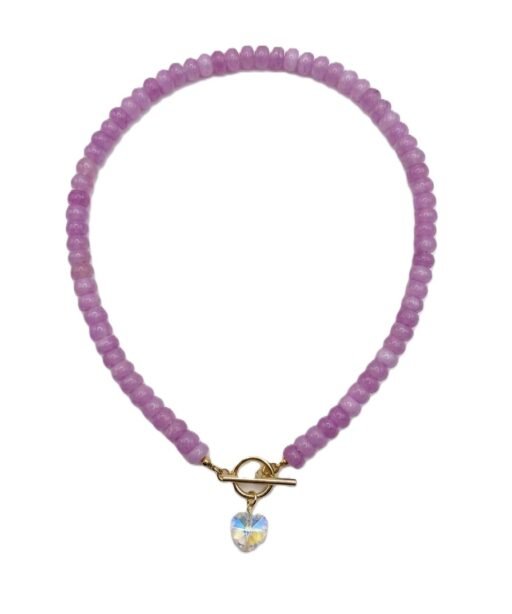 Violet Beaded Necklace
