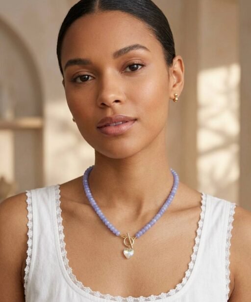 Alternative view of Heart Beaded Necklace